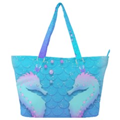 Seahorse Full Print Shoulder Bag