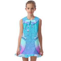 Seahorse Kids  Pilgrim Collar Ruffle Hem Dress by Cemarart