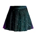 Abstract Effect Gold Led Light Pink Purple Red Mini Flare Skirt View1