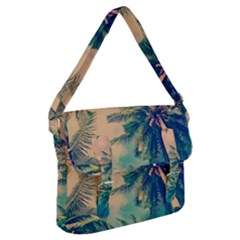 Palm Trees Beauty Nature Clouds Summer Buckle Messenger Bag by Cemarart