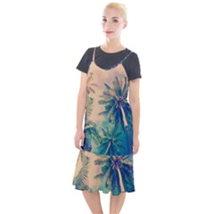 Palm Trees Beauty Nature Clouds Summer Camis Fishtail Dress by Cemarart