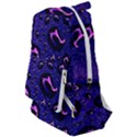 Purple Waterdrops Water Drops Travelers  Backpack View1