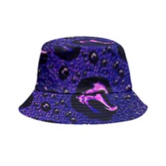 Purple Waterdrops Water Drops Bucket Hat