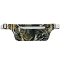 Angry Tiger Animal Broken Glasses Active Waist Bag View1