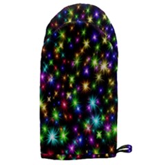 Star Colorful Christmas Abstract Microwave Oven Glove by Cemarart