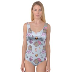 Pusheen Cat Cute Princess Tank Leotard  by Grandong