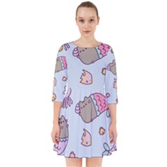 Pusheen Cat Cute Smock Dress by Grandong