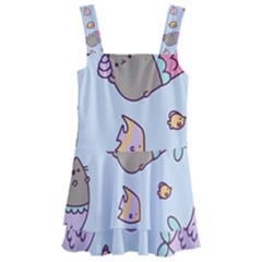 Pusheen Cat Cute Kids  Layered Skirt Swimsuit by Grandong