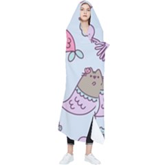 Pusheen Cat Cute Wearable Blanket by Grandong