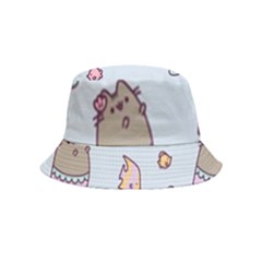 Pusheen Cat Cute Bucket Hat (kids) by Grandong