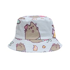 Pusheen Cat Cute Inside Out Bucket Hat by Grandong