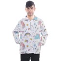 Unicorn Diamond Rainbow Shooting Star Men s Half Zip Pullover View1