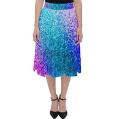 Rainbow Color Colorful Pattern Classic Midi Skirt