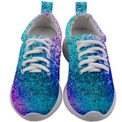 Rainbow Color Colorful Pattern Kids Athletic Shoes by Grandong