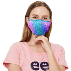 Rainbow Color Colorful Pattern Fitted Cloth Face Mask (adult) by Grandong