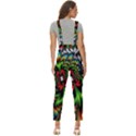 Kaleidoscopic Tropic Women s Pinafore Overalls Jumpsuit View4