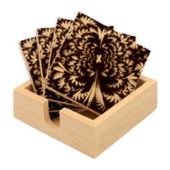 Kaleidoscopic Tropic Bamboo Coaster Set by Grandong