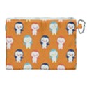 Cute Penguin Funny Pattern Canvas Cosmetic Bag (XL) View2