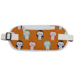 Cute Penguin Funny Pattern Rounded Waist Pouch by Grandong