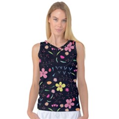 Beautiful Flower Plants Aesthetic Secret Garden Women s Basketball Tank Top by Grandong