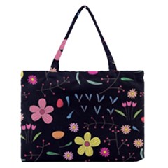 Beautiful Flower Plants Aesthetic Secret Garden Zipper Medium Tote Bag by Grandong