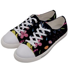 Beautiful Flower Plants Aesthetic Secret Garden Men s Low Top Canvas Sneakers by Grandong