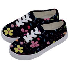 Beautiful Flower Plants Aesthetic Secret Garden Kids  Classic Low Top Sneakers by Grandong