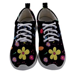 Beautiful Flower Plants Aesthetic Secret Garden Women Athletic Shoes by Grandong