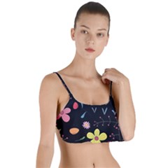 Beautiful Flower Plants Aesthetic Secret Garden Layered Top Bikini Top 