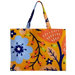 Floral Pattern Adorable Beautiful Aesthetic Secret Garden Zipper Mini Tote Bag by Grandong