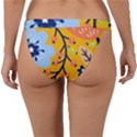 Floral Pattern Adorable Beautiful Aesthetic Secret Garden Band Bikini Bottoms View2