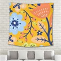 Floral Pattern Adorable Beautiful Aesthetic Secret Garden Square Tapestry (Large) View2