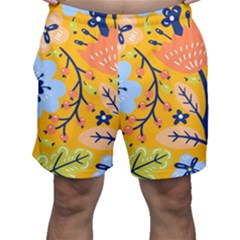 Floral Pattern Adorable Beautiful Aesthetic Secret Garden Men s Shorts