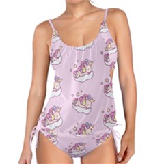 Unicorn Clouds Colorful Cute Pattern Sleepy Tankini Set by Grandong