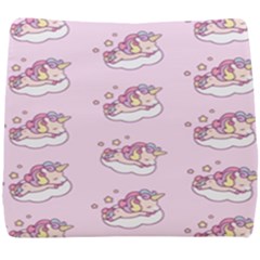 Unicorn Clouds Colorful Cute Pattern Sleepy Seat Cushion by Grandong