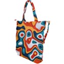 Colors Pastel Patterns Shoulder Tote Bag View2