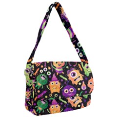 Fun Halloween Monsters Courier Bag by Grandong