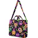 Fun Halloween Monsters Square Shoulder Tote Bag View1