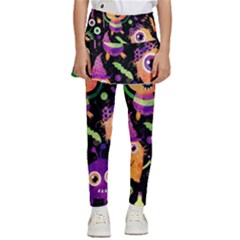 Fun Halloween Monsters Kids  Skirted Pants