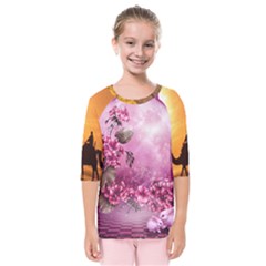 24 RISE. Kids  Quarter Sleeve Raglan T-Shirt