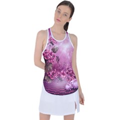 24 Rise  Racer Back Mesh Tank Top by Asomg