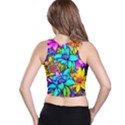 Flower Racer Back Crop Top View2