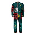 Seamless Pattern Hand Drawn With Vehicles Buildings Road OnePiece Jumpsuit (Kids) View1