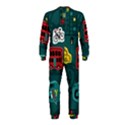 Seamless Pattern Hand Drawn With Vehicles Buildings Road OnePiece Jumpsuit (Kids) View2