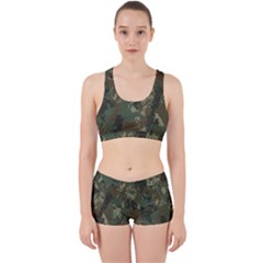 Camouflage Splatters Background Work It Out Gym Set by Grandong