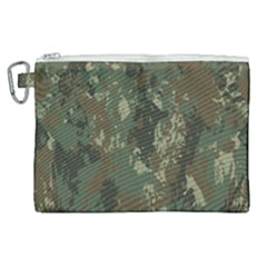 Camouflage Splatters Background Canvas Cosmetic Bag (xl) by Grandong