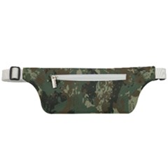 Camouflage Splatters Background Active Waist Bag by Grandong