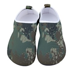 Camouflage Splatters Background Men s Sock-style Water Shoes by Grandong