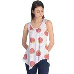 Strawberries Pattern Design Sleeveless Tunic by Grandong