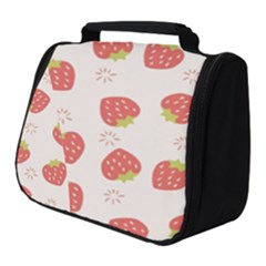 Strawberries Pattern Design Full Print Travel Pouch (small) by Grandong